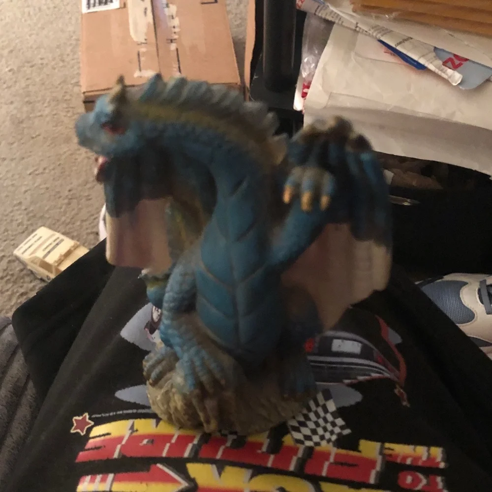 Blue Dragon Figurine